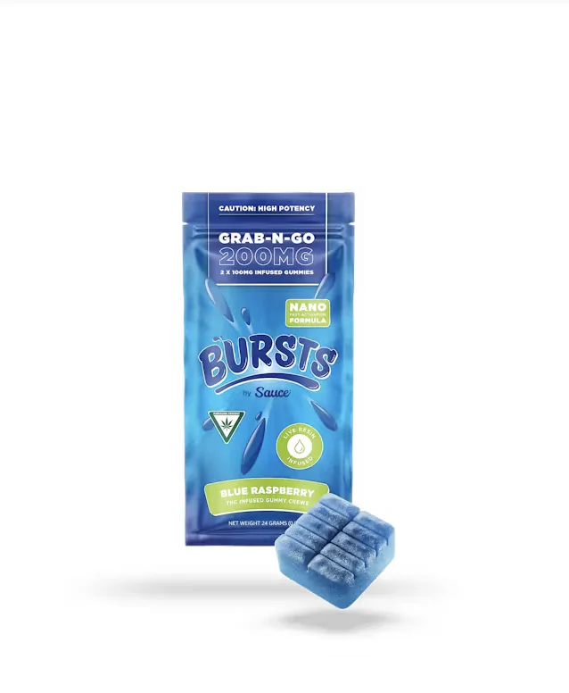 Essentials Bursts Blue Raspberry 200MG